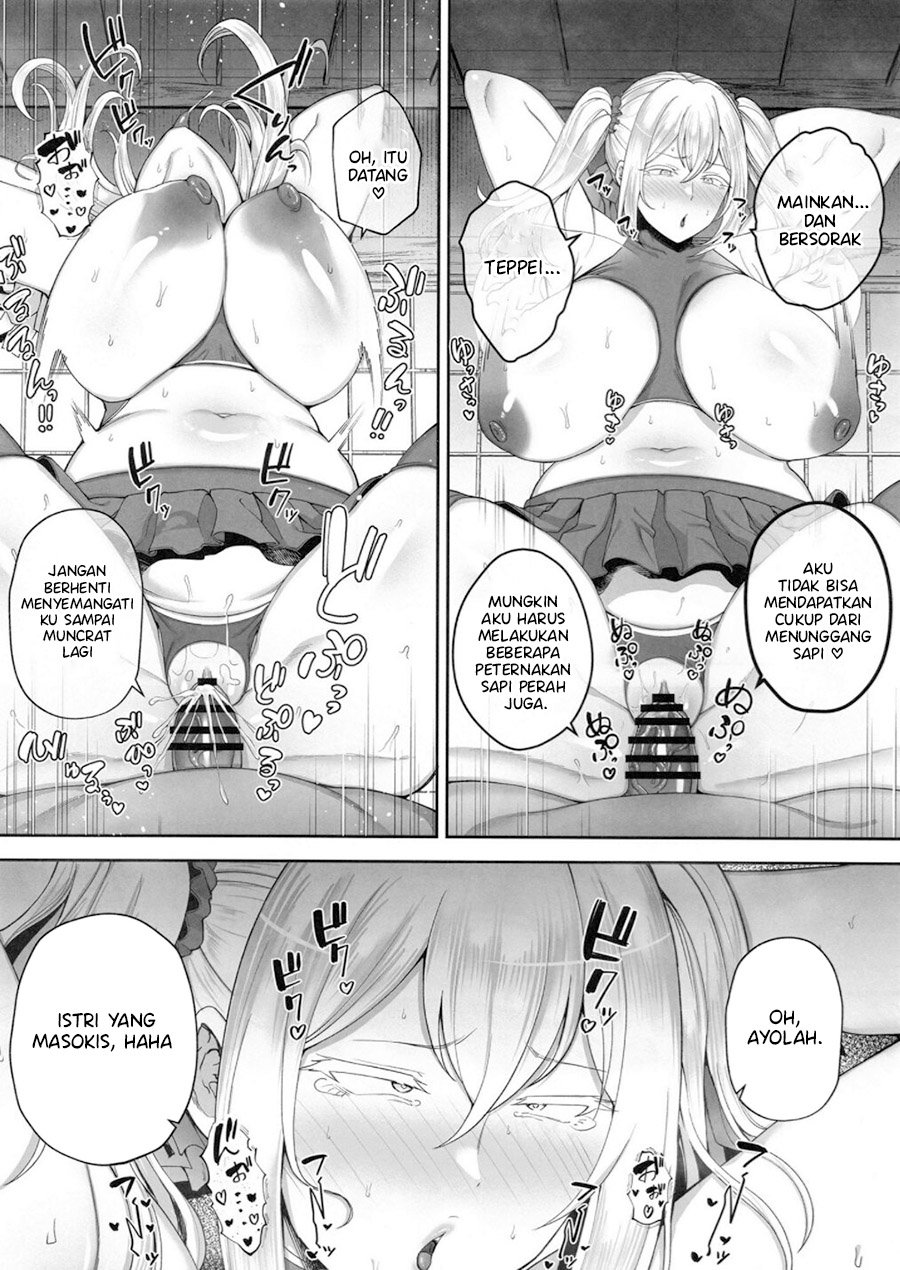 Netorareta Bakunyuu Blonde Zuma Elena – Yamato Nadeshiko ni Akogaretetara Onaho Nadeshiko ni Nattemashita - Chapter 2 36
