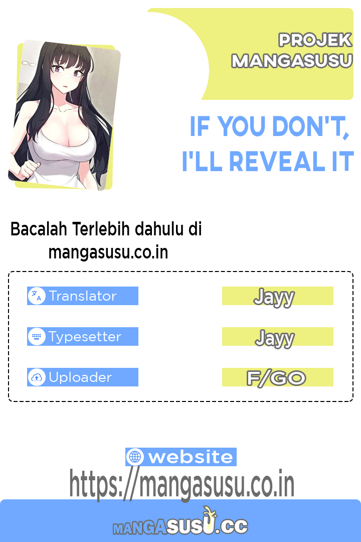 If you don&#8217;t, I&#8217;ll reveal it - Chapter 4 1